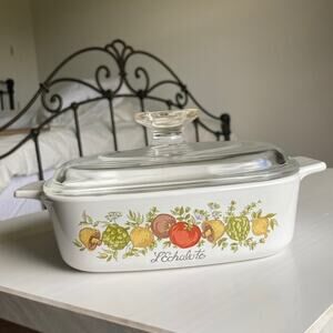 Vintage Corning Ware Spice O’ Life 1 Quart Casserole Dish W/Lid